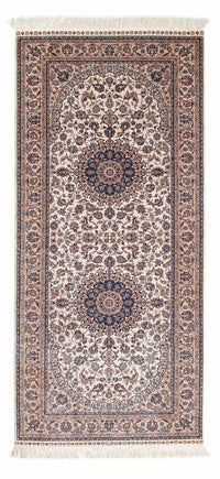 Loper Oosters tapijt - Hereke - 185 x 78 cm - beige