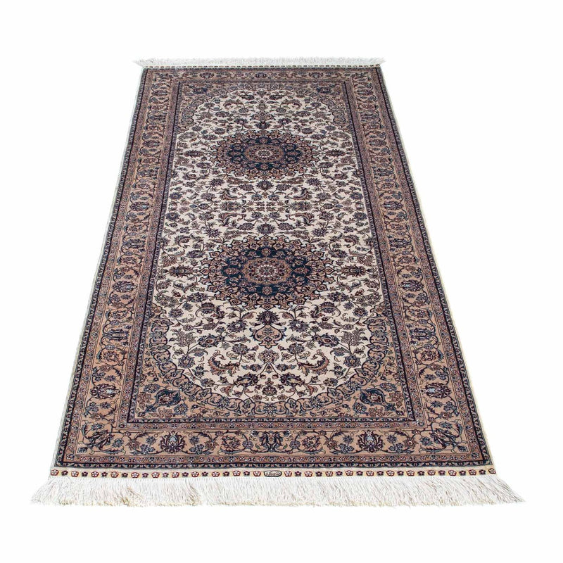 Loper Oosters tapijt - Hereke - 185 x 78 cm - beige