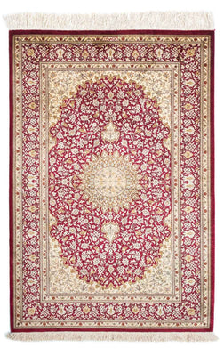 Oosters tapijt - Hereke - 122 x 76 cm - donkerrood