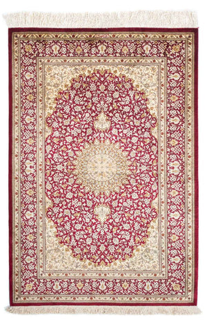Oosters tapijt - Hereke - 122 x 76 cm - donkerrood
