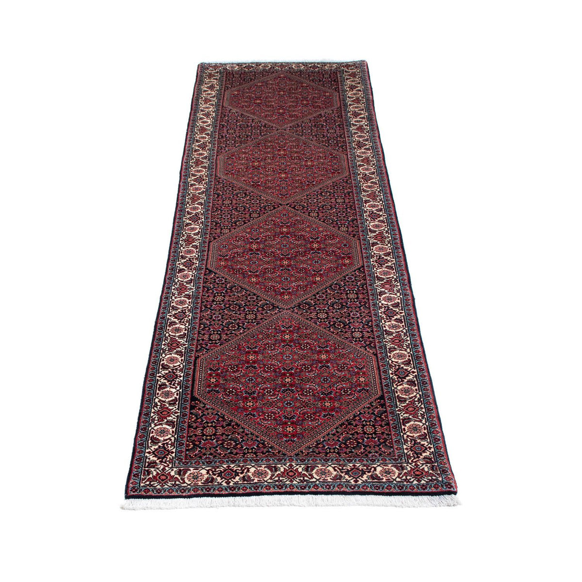 Loper Perzisch tapijt - Bijar - 305 x 78 cm - roest