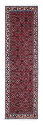 Loper Perzisch tapijt - Bijar - 295 x 84 cm - donkerrood