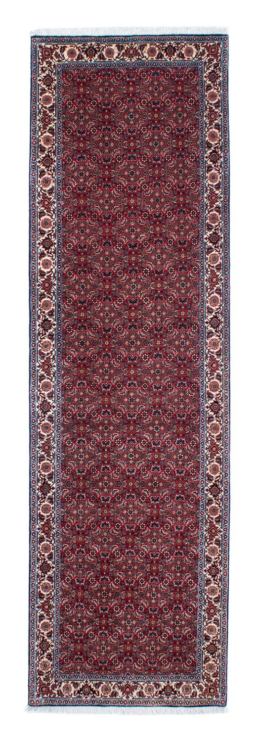 Loper Perzisch tapijt - Bijar - 295 x 84 cm - donkerrood