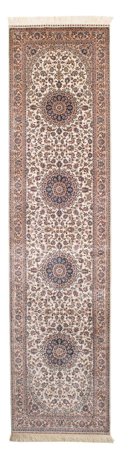 Loper Oosters tapijt - Hereke - 307 x 78 cm - donkerrood
