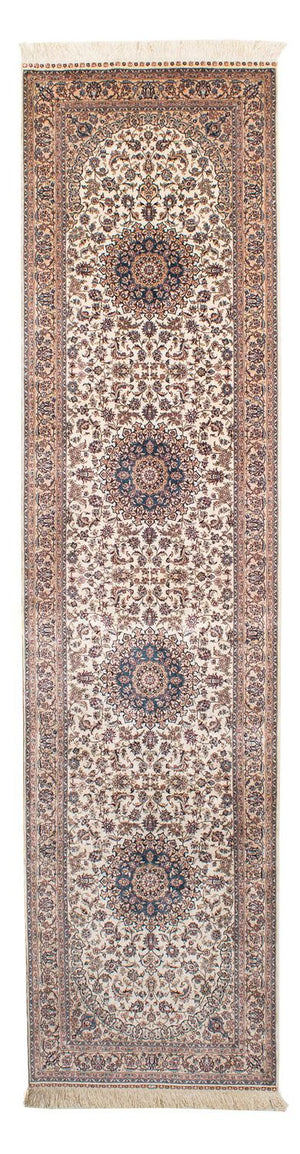 Loper Oosters tapijt - Hereke - 307 x 78 cm - donkerrood