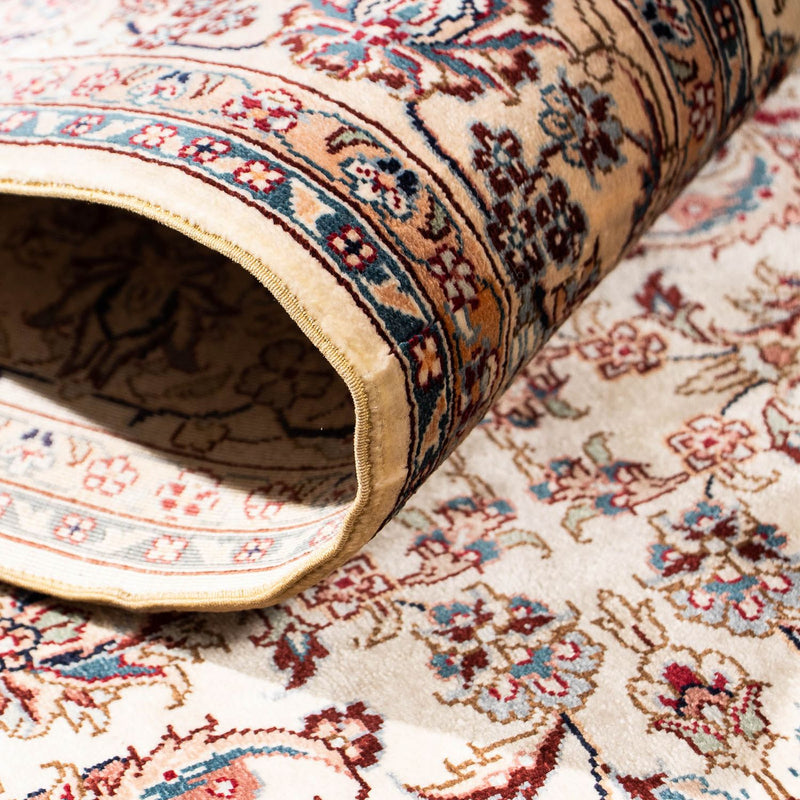 Loper Oosters tapijt - Hereke - 307 x 78 cm - donkerrood