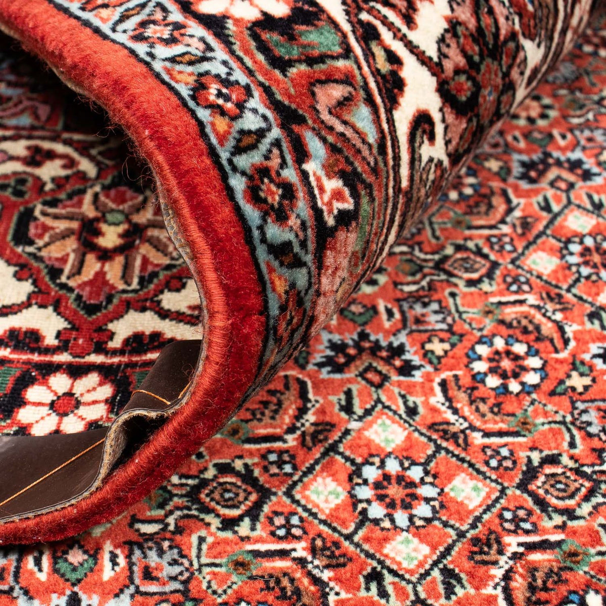 Perzisch tapijt - Bijar vierkant  - 203 x 197 cm - donkerrood