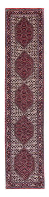 Loper Perzisch tapijt - Bijar - 373 x 80 cm - veelkleurig