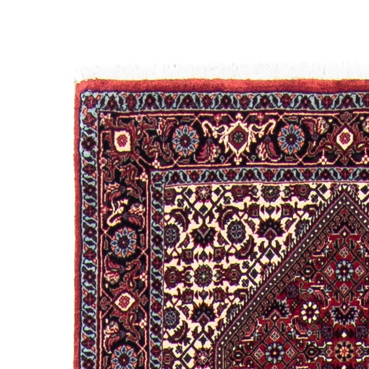 Loper Perzisch tapijt - Bijar - 373 x 80 cm - veelkleurig
