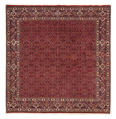 Perzisch tapijt - Bijar vierkant  - 205 x 205 cm - donkerrood