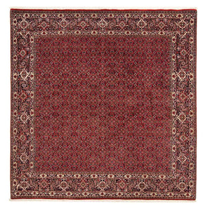 Perzisch tapijt - Bijar vierkant  - 205 x 205 cm - donkerrood