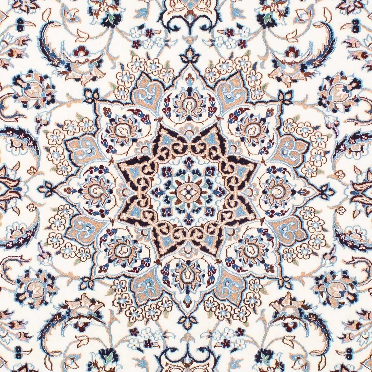 Perzisch tapijt - Nain - Koninklijk - 199 x 128 cm - beige