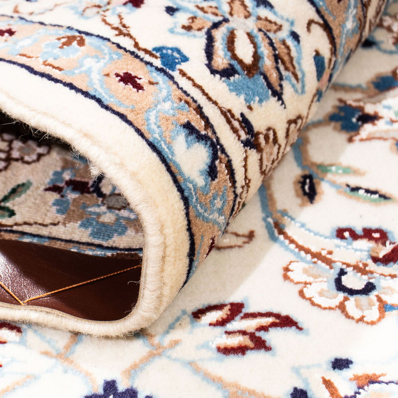 Perzisch tapijt - Nain - Koninklijk - 199 x 128 cm - beige