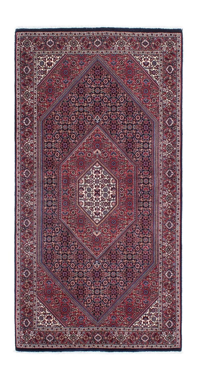 Loper Perzisch tapijt - Bijar - 202 x 99 cm - donkerblauw