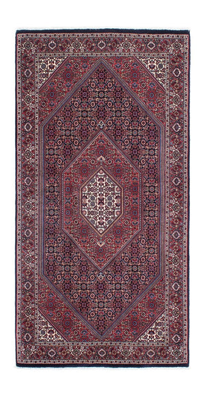 Loper Perzisch tapijt - Bijar - 202 x 99 cm - donkerblauw
