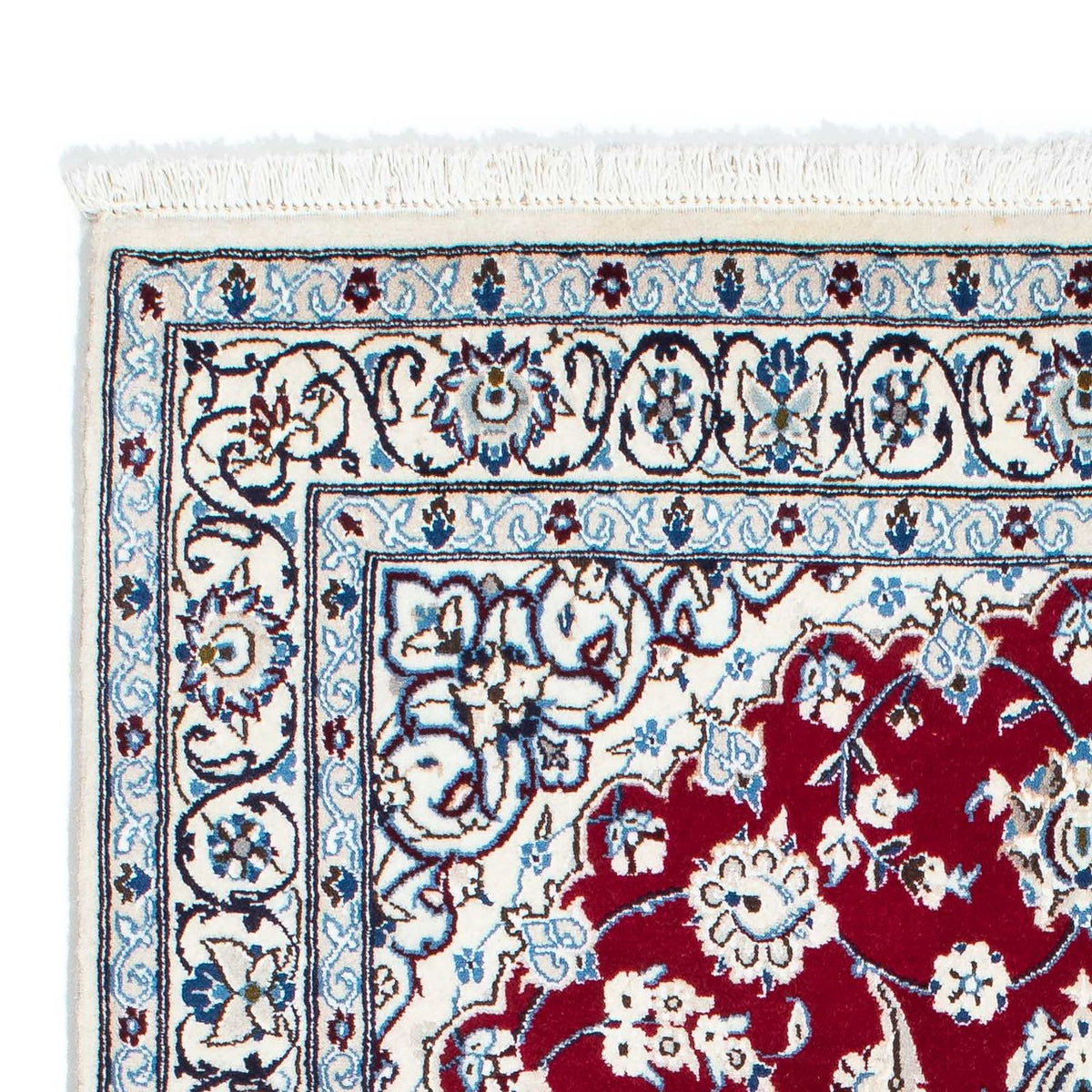 Perzisch tapijt - Nain - Koninklijk - 184 x 108 cm - donkerrood