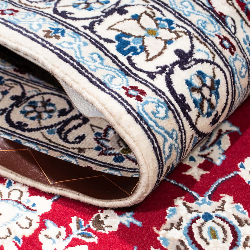 Perzisch tapijt - Nain - Koninklijk - 184 x 108 cm - donkerrood