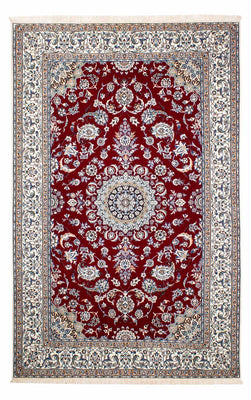 Perzisch tapijt - Nain - Premium - 242 x 158 cm - donkerrood