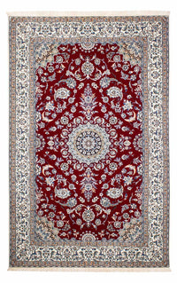 Perzisch tapijt - Nain - Premium - 242 x 158 cm - donkerrood
