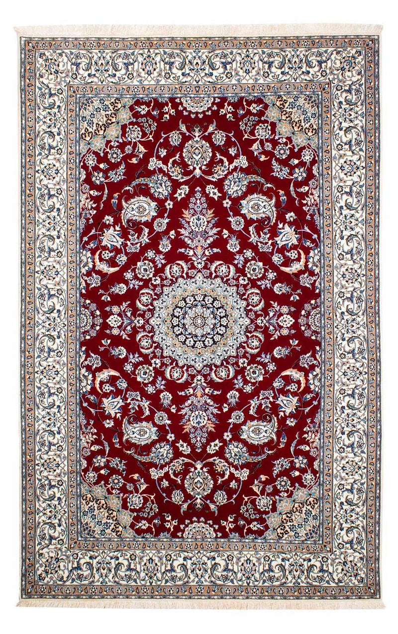 Perzisch tapijt - Nain - Premium - 242 x 158 cm - donkerrood
