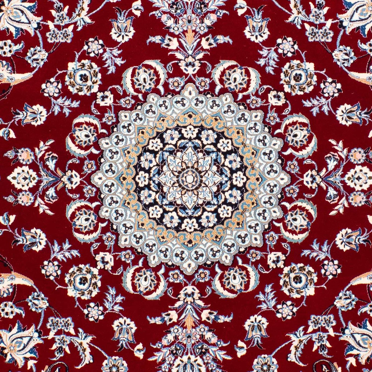 Perzisch tapijt - Nain - Premium - 242 x 158 cm - donkerrood