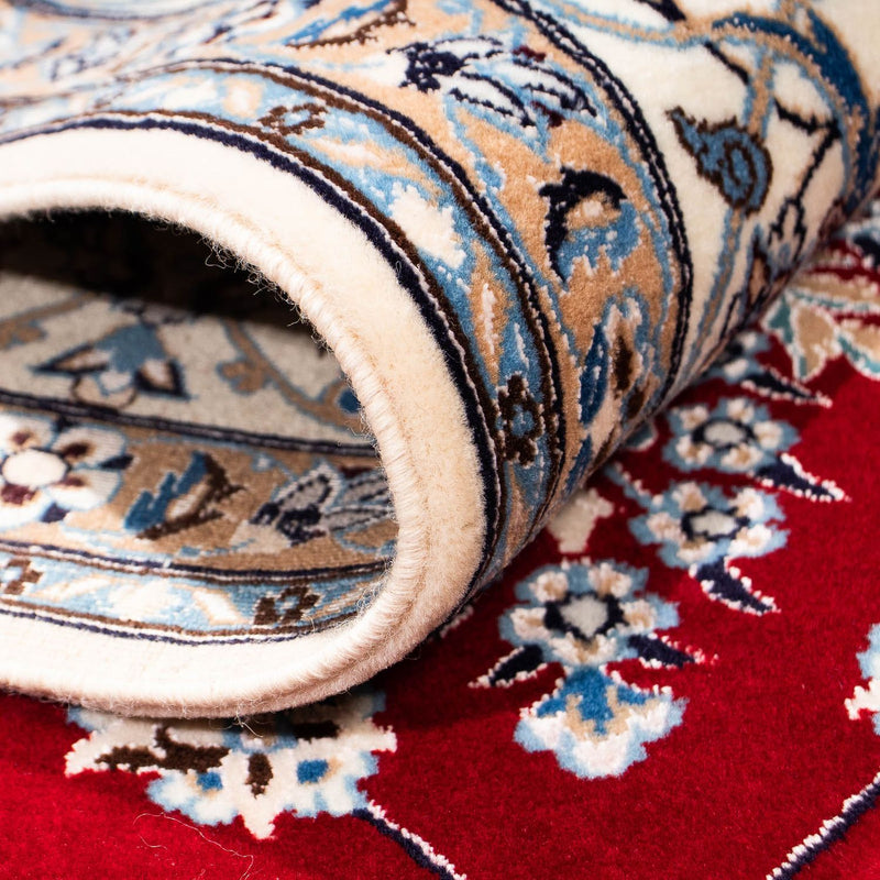 Perzisch tapijt - Nain - Premium - 242 x 158 cm - donkerrood