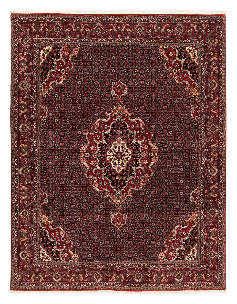 Perzisch tapijt - Bijar - 252 x 200 cm - donkerrood