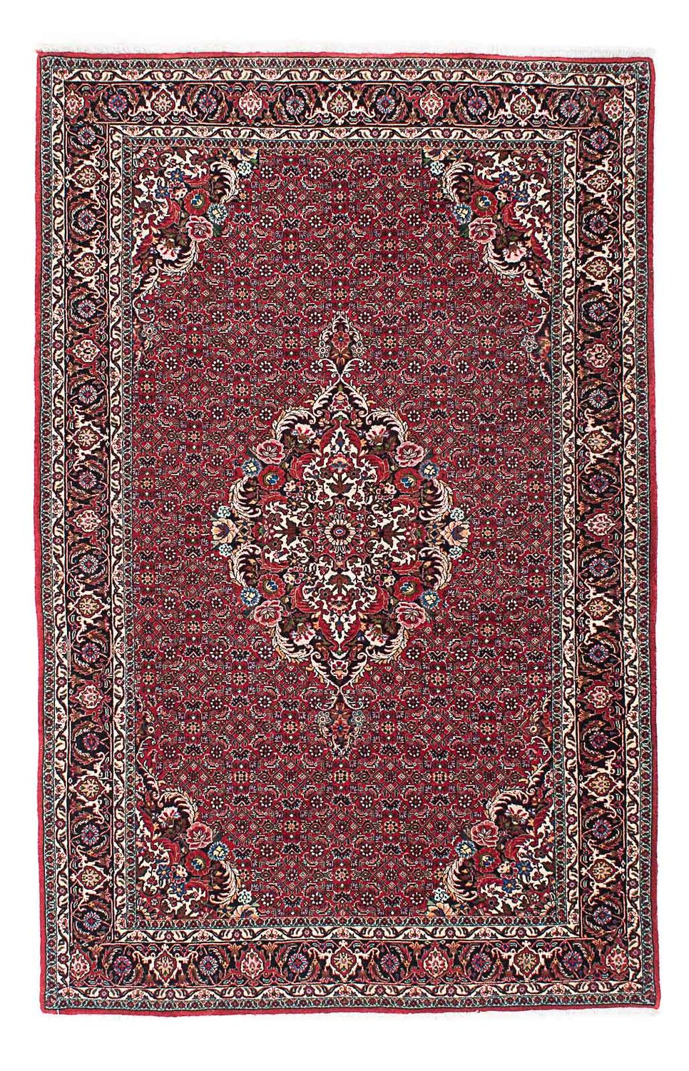 Perzisch tapijt - Bijar - 211 x 132 cm - rood