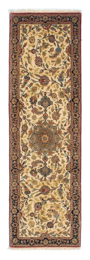 Loper Perzisch tapijt - Ghom - 193 x 57 cm - beige