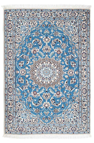 Perzisch tapijt - Nain - Koninklijk - 172 x 112 cm - blauw