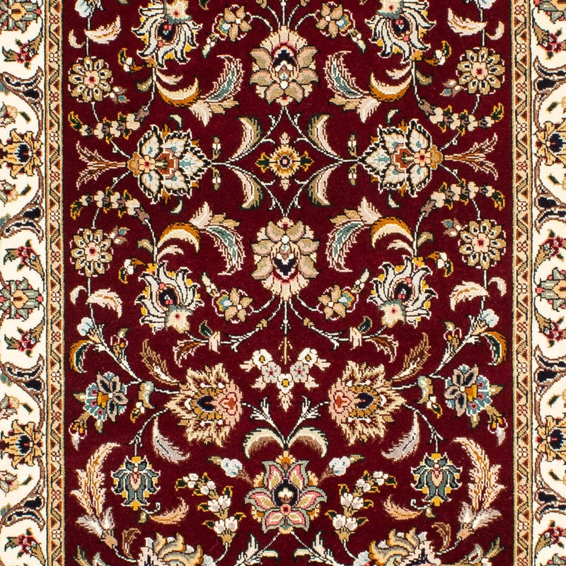 Loper Perzisch tapijt - Tabriz - Royal - 315 x 88 cm - donkerrood