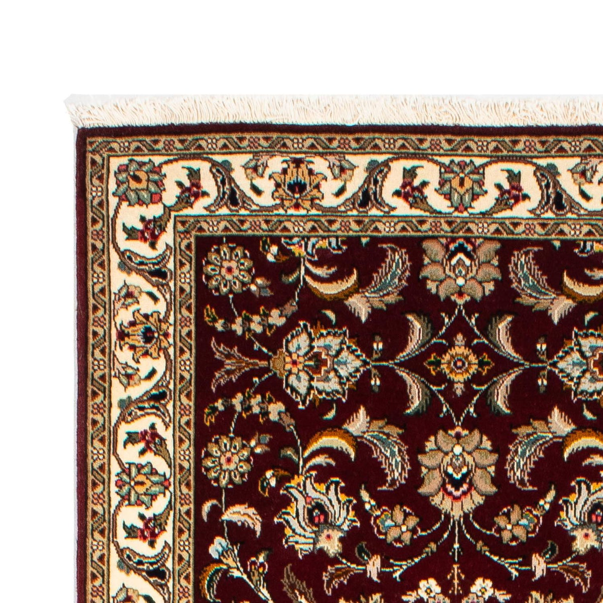 Loper Perzisch tapijt - Tabriz - Royal - 315 x 88 cm - donkerrood