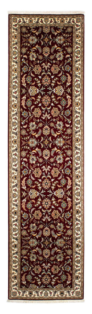 Loper Perzisch tapijt - Tabriz - Royal - 317 x 88 cm - donkerrood