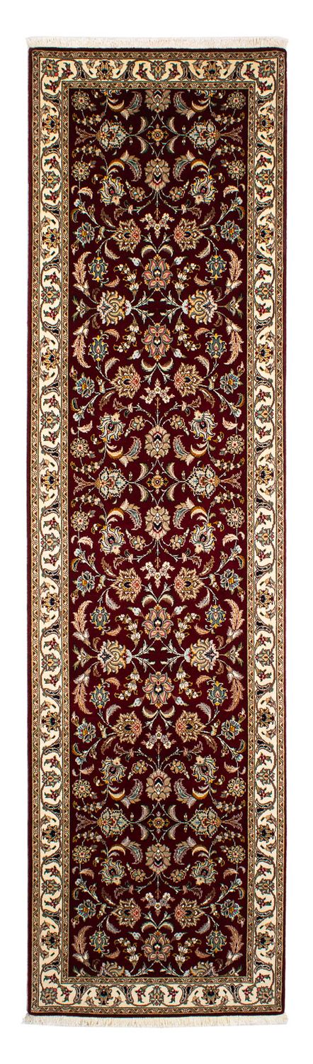Loper Perzisch tapijt - Tabriz - Royal - 317 x 88 cm - donkerrood