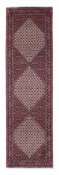 Loper Perzisch tapijt - Bijar - 295 x 88 cm - rood