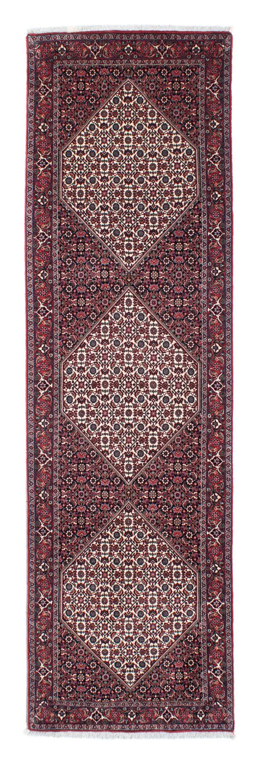 Loper Perzisch tapijt - Bijar - 295 x 88 cm - rood