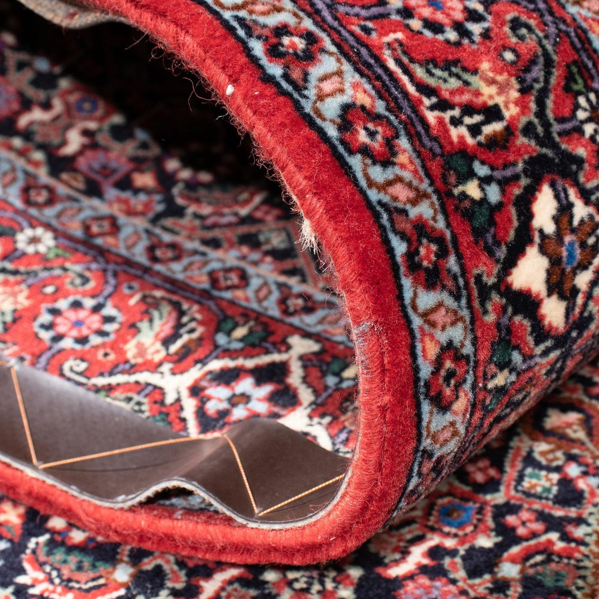 Loper Perzisch tapijt - Bijar - 295 x 88 cm - rood