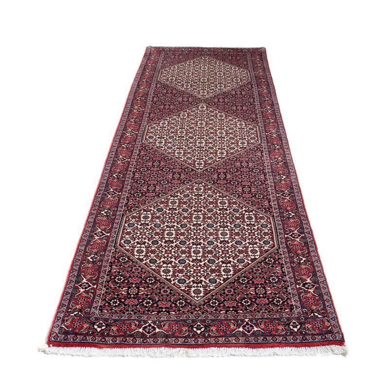Loper Perzisch tapijt - Bijar - 295 x 88 cm - rood