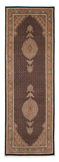 Loper Perzisch tapijt - Tabriz - 248 x 81 cm - donkerblauw