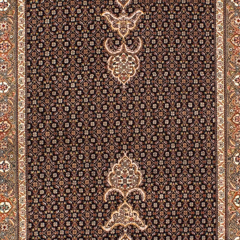 Loper Perzisch tapijt - Tabriz - 248 x 81 cm - donkerblauw