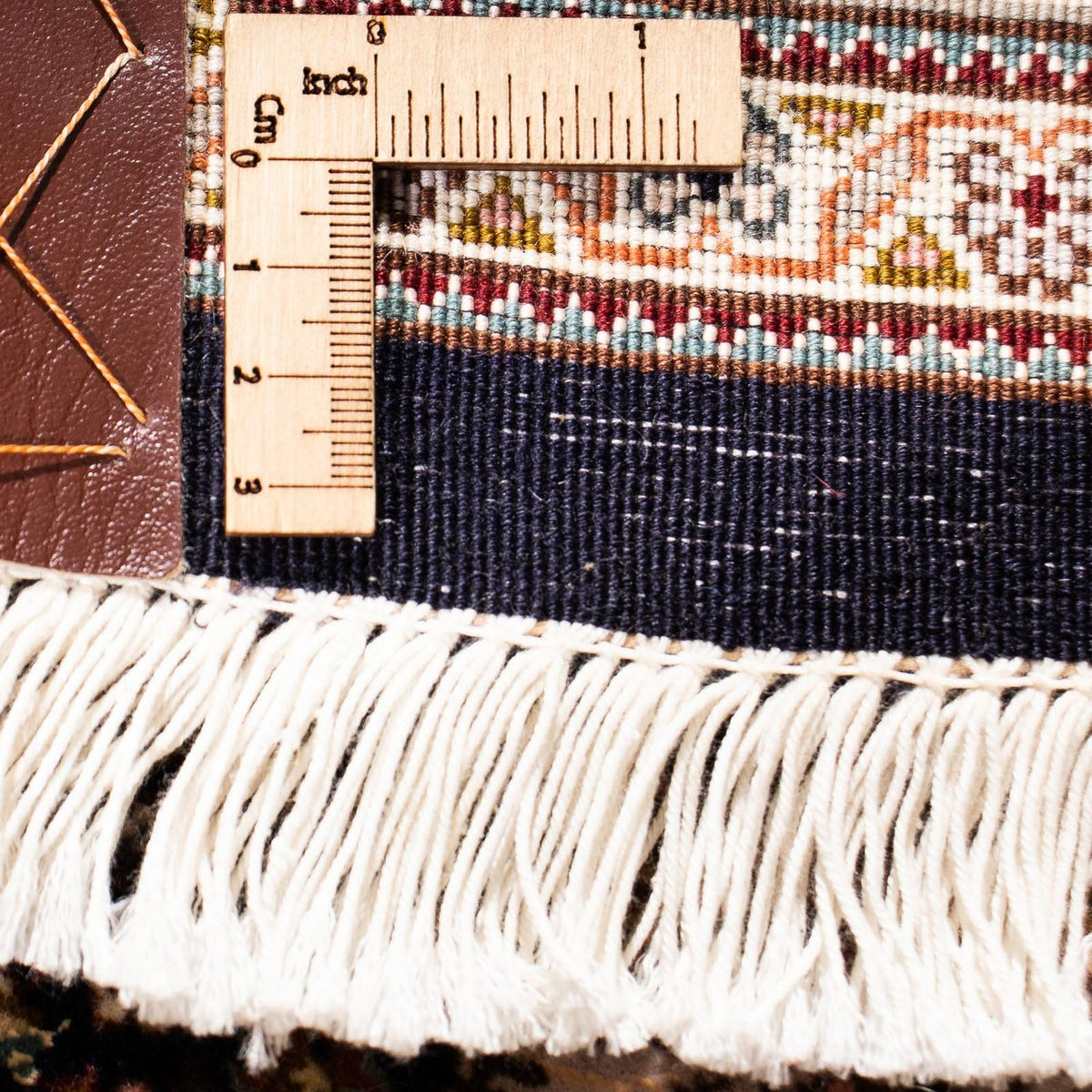 Loper Perzisch tapijt - Tabriz - 248 x 81 cm - donkerblauw