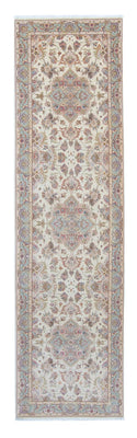 Loper Perzisch tapijt - Tabriz - Royal - 360 x 90 cm - beige