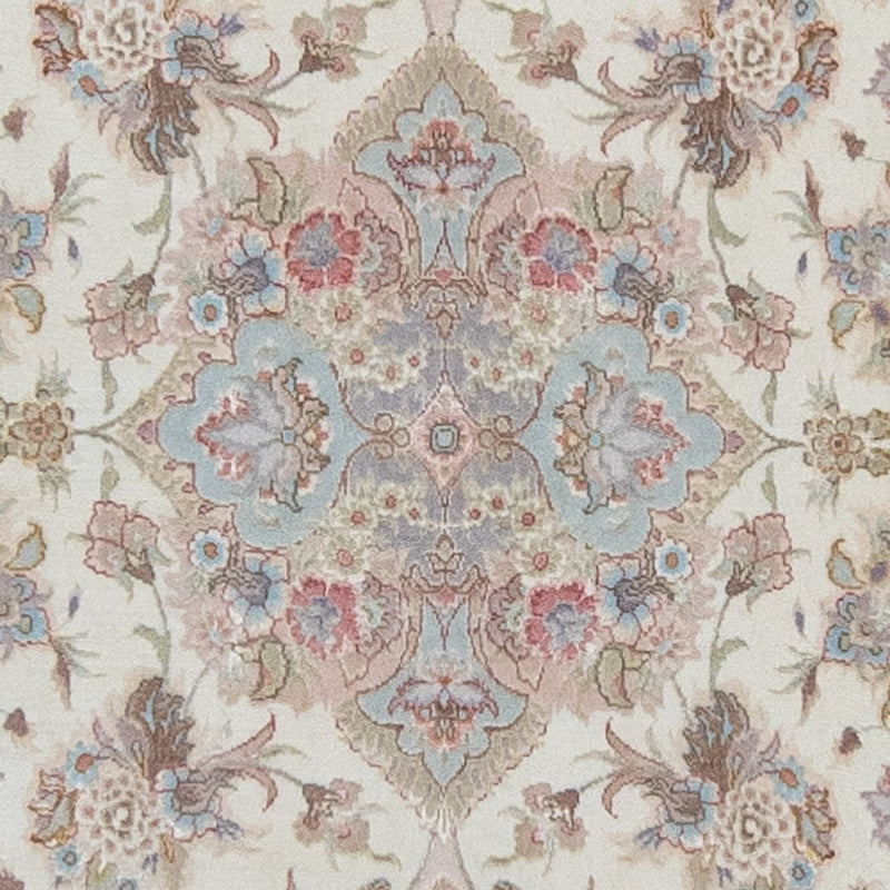 Loper Perzisch tapijt - Tabriz - Royal - 360 x 90 cm - beige
