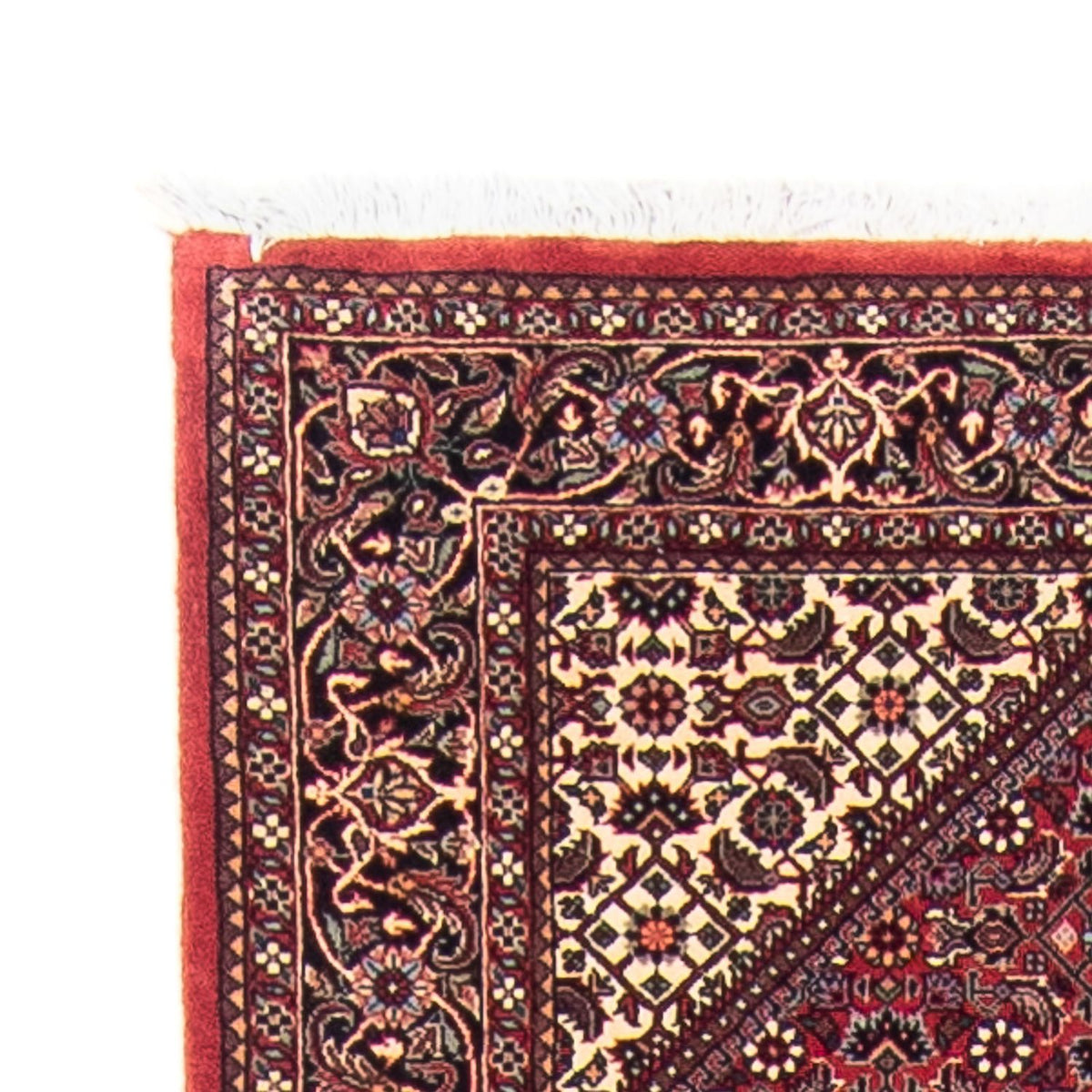 Loper Perzisch tapijt - Bijar - 346 x 82 cm - donkerrood