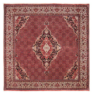 Perzisch tapijt - Bijar vierkant  - 253 x 253 cm - donkerrood