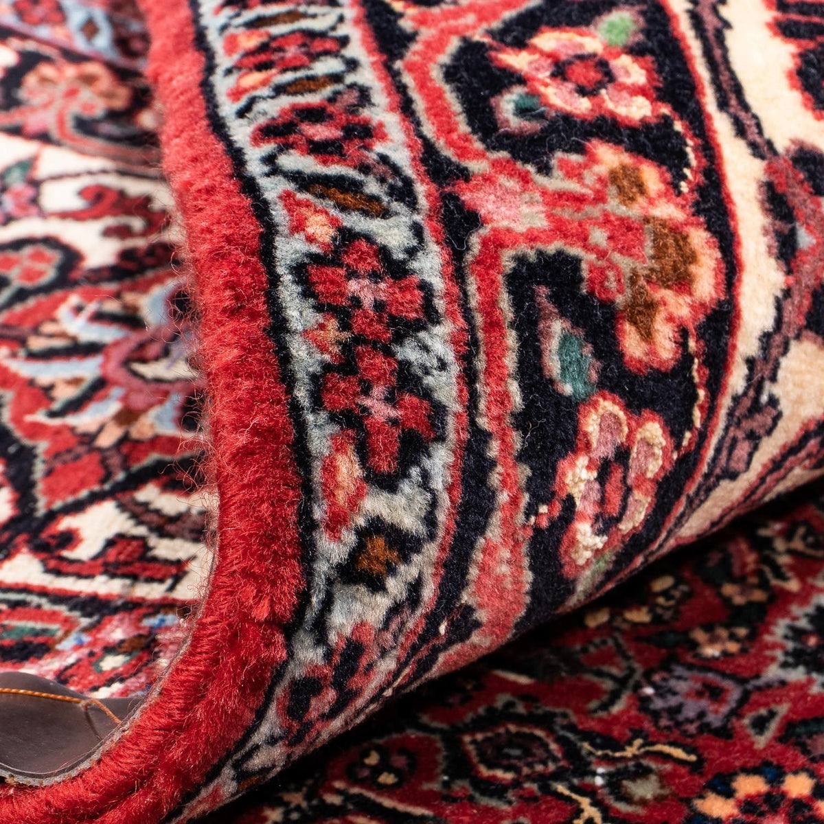 Perzisch tapijt - Bijar vierkant  - 253 x 253 cm - donkerrood