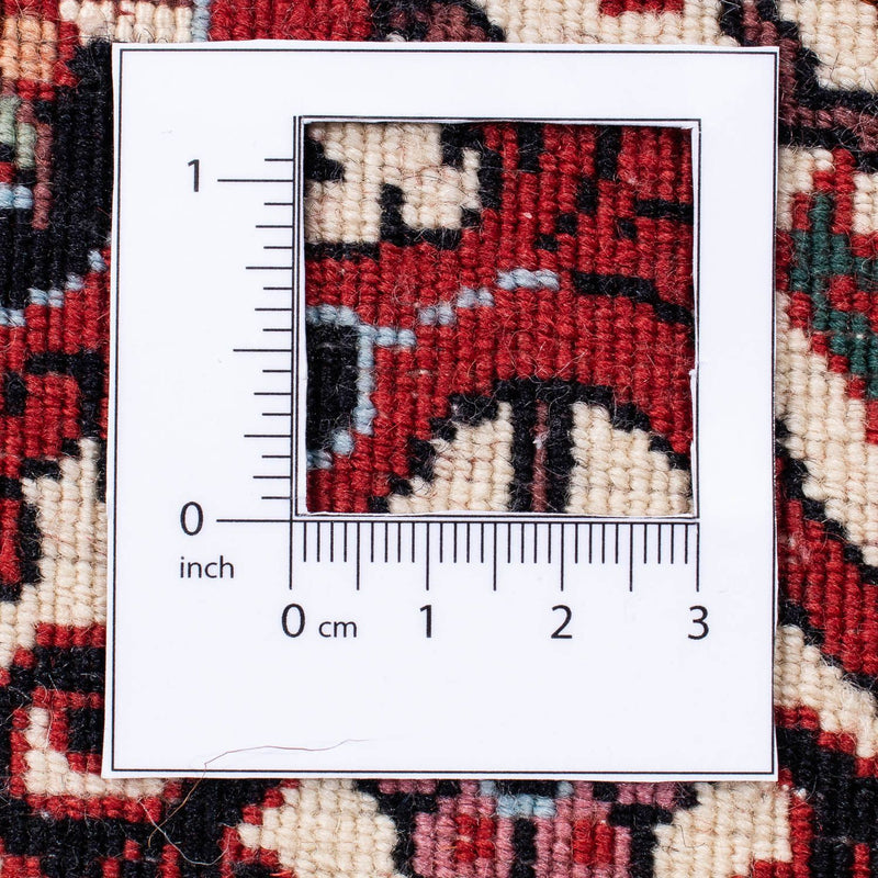 Perzisch tapijt - Bijar vierkant  - 253 x 253 cm - donkerrood