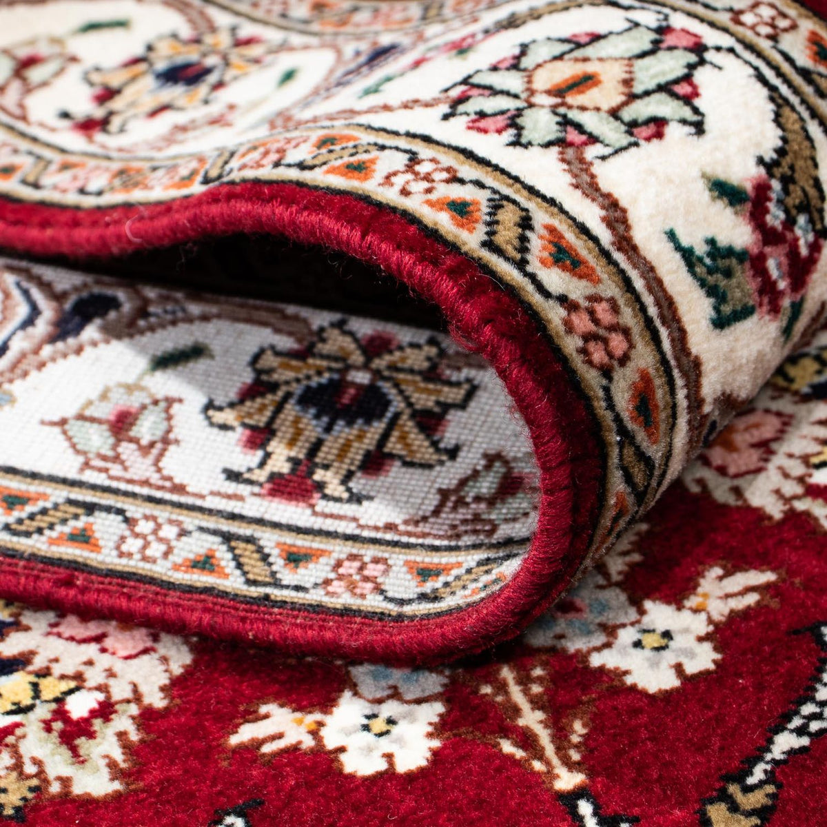 Loper Perzisch tapijt - Tabriz - Royal - 197 x 87 cm - donkerrood