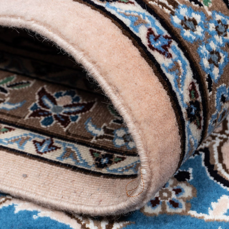 Perzisch tapijt - Nain - Koninklijk - 348 x 245 cm - donkerblauw