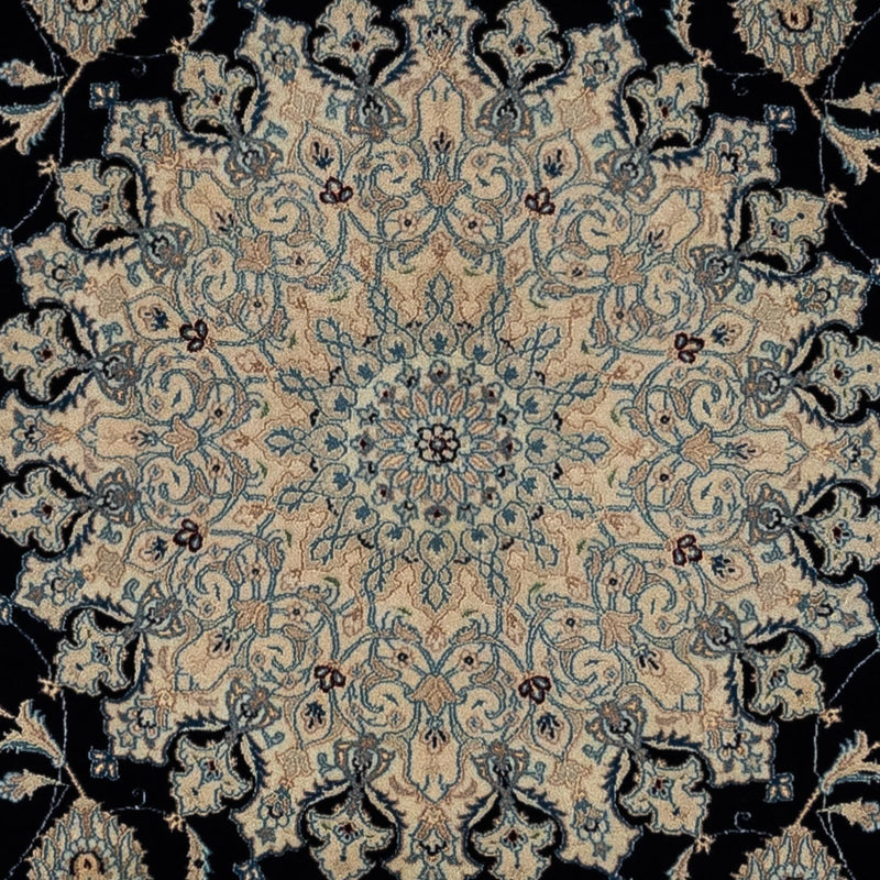 Perzisch tapijt - Nain - Koninklijk - 344 x 250 cm - zwart